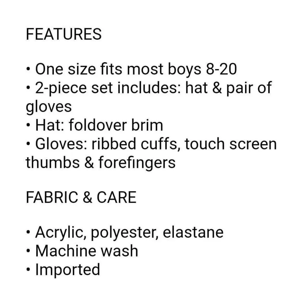 Nike Boys Camo Pom Beanie and Hat Set -E